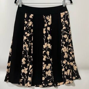 Michael Kors Collection Silk A-line Midi Skirt, size 2